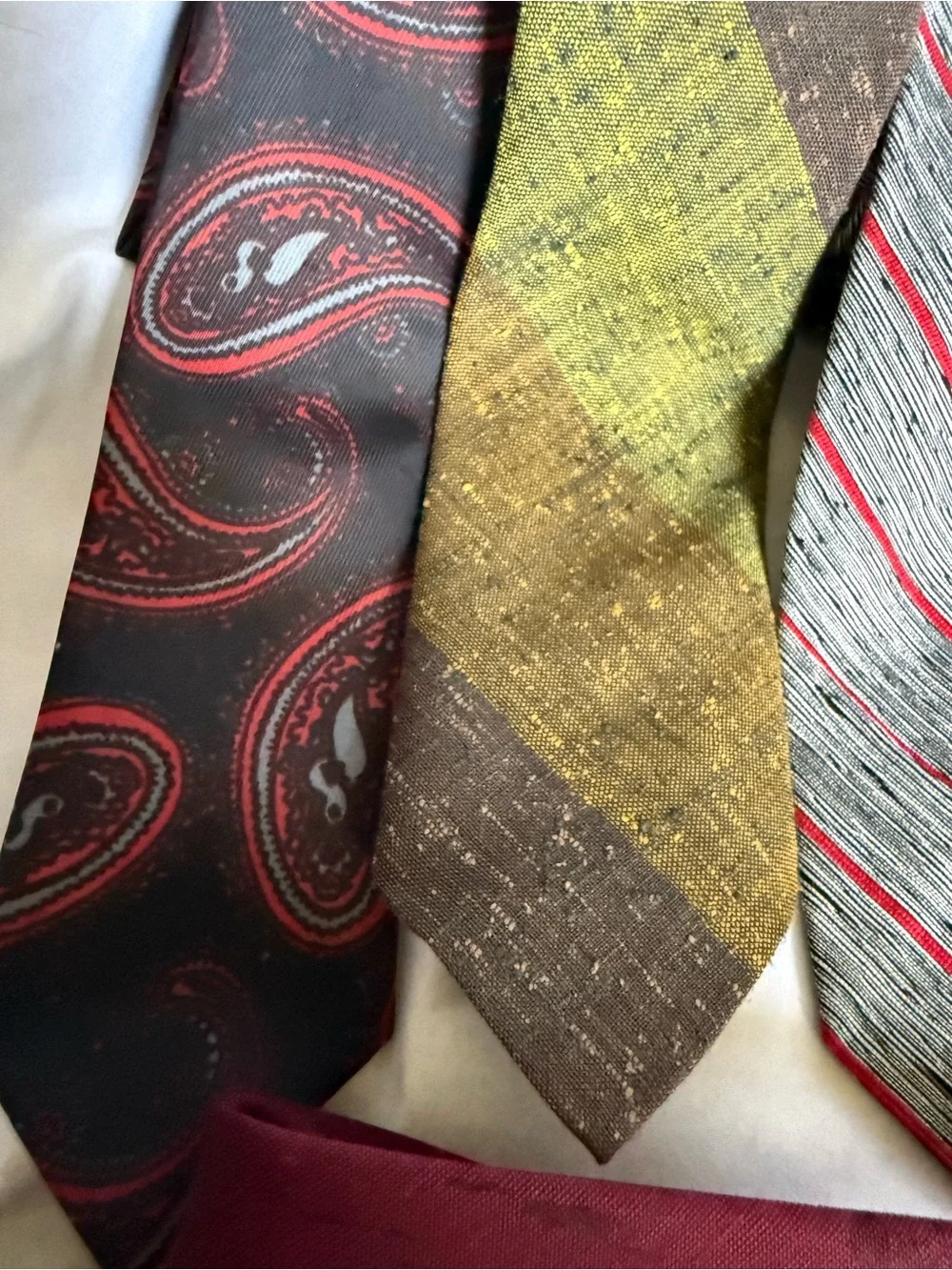 Set of 8 - Men's Assorted Necktie Pack - Blue, Gray, Black, Burgundy